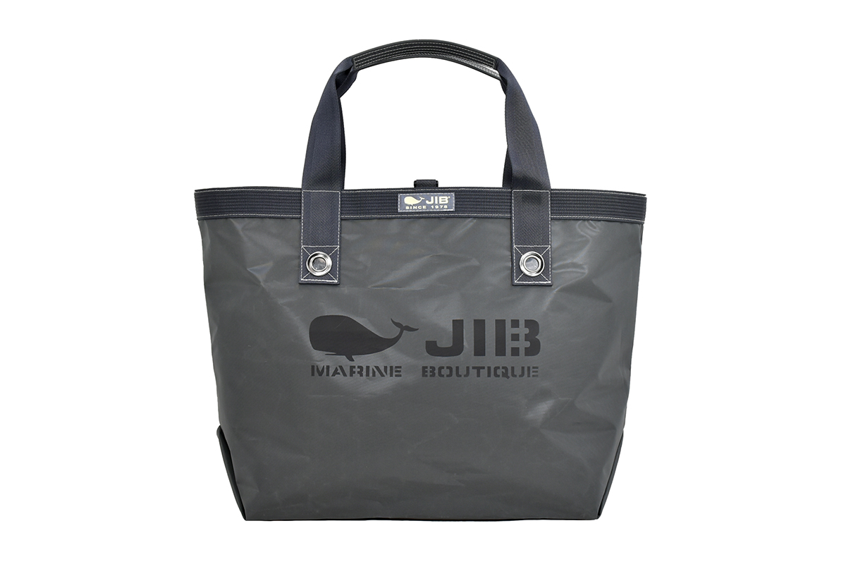 Charcoal Gray○Open Tote Bag L | JIB