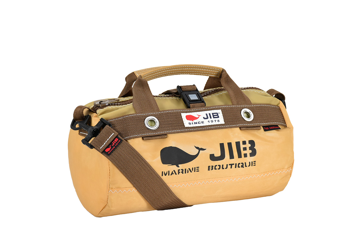 JIB PEANUTS BROWN●Border Duffle Bag